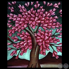 LAPACHO ROSADO - Xilopintura de ANDRÉS CAÑETE